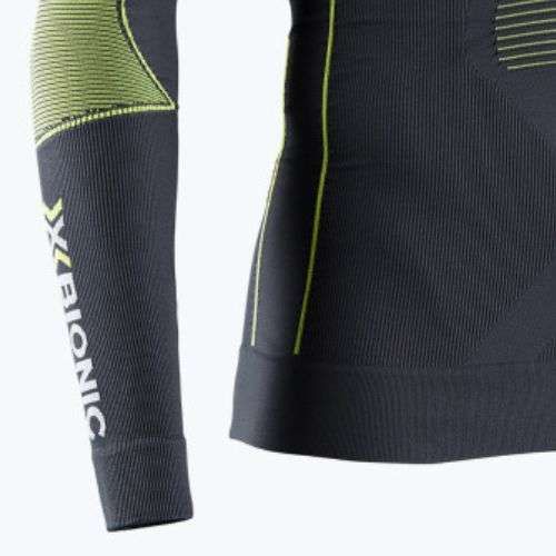 Чоловіча термоактивна кофта X-Bionic Energy Accumulator 4.0 charcoal/yellow