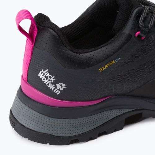 Черевики для трекінгу жіночі Jack Wolfskin Force Striker Texapore чорні 4038891_6381