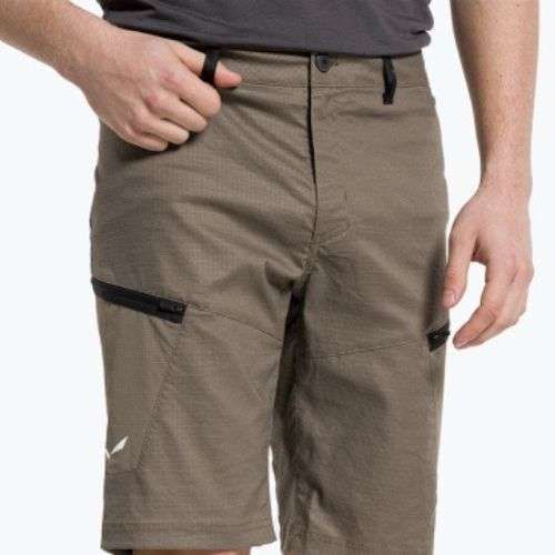 Шорти туристичні чоловічі Salewa Lavaredo Hemp коричневі 00-0000028033
