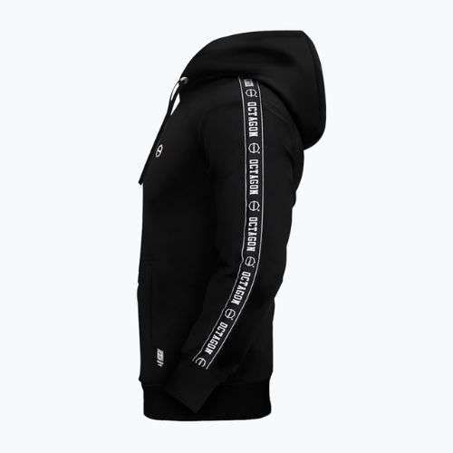 Кофта з капюшоном чоловіча Octagon Stripe чорна