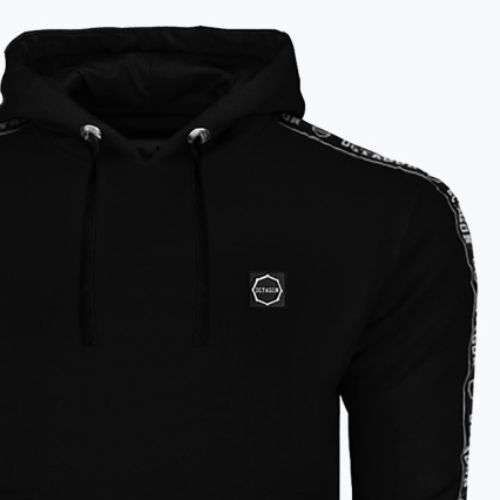 Кофта з капюшоном чоловіча Octagon Stripe чорна