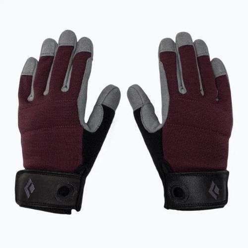 Рукавиці для скелелазіння жіночі Black Diamond Crag bordeaux
