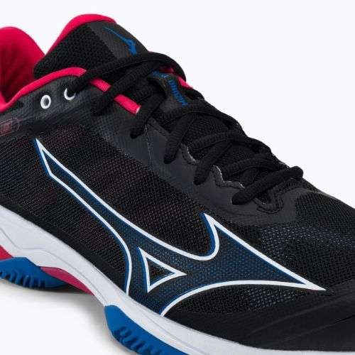 Кросівки для падл-тенісу чоловічі Mizuno Wave Exceed Light CC Padel чорні 61GB222210