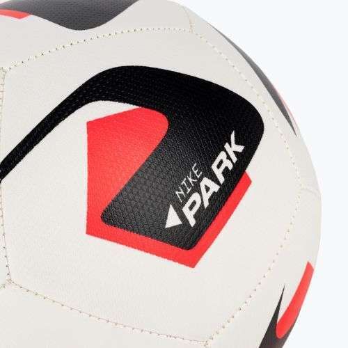 М'яч футбольний Nike Park white/bright crimson/black розмір 5