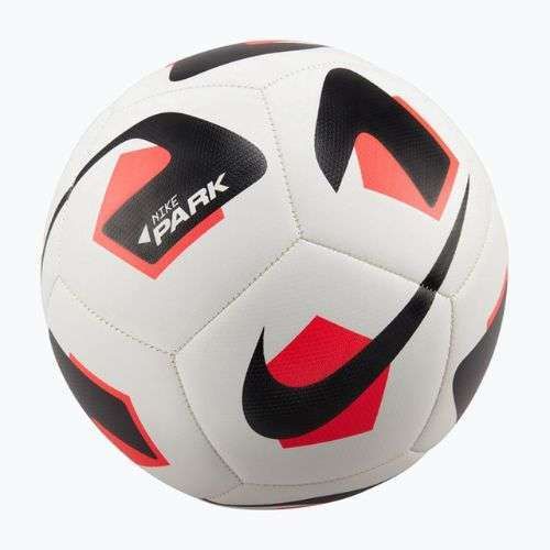 М'яч футбольний Nike Park white/bright crimson/black розмір 5