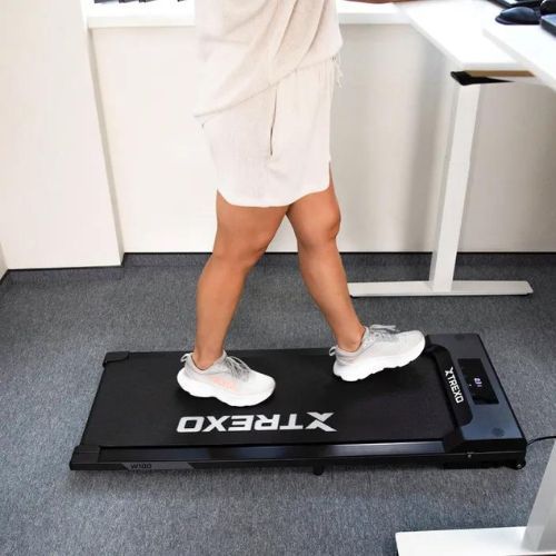 Бігова доріжка електрична XTREXO Walking Pad W100 чорний