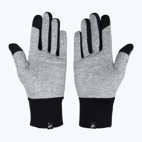 Рукавички для бігу жіночі Nike Club Fleece grey heather/black/black