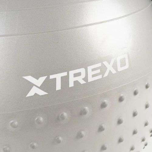 М'яч гімнастичний для масажу XTREXO TXO-B4Z022-GY 75 см сірий