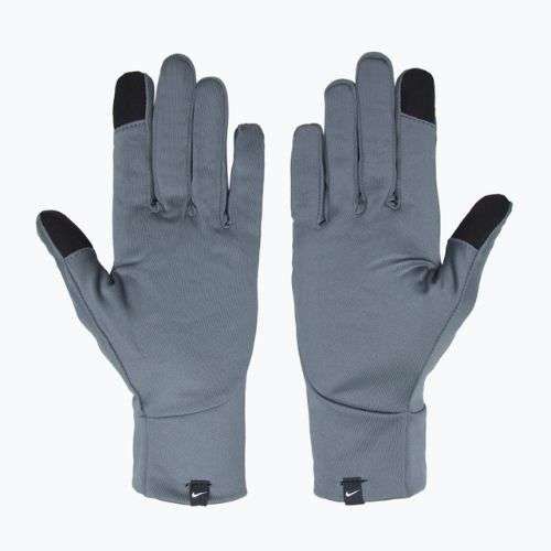 Рукавички для бігу чоловічі Nike Pacer Lightweight RG smoke grey/smoke grey/silver