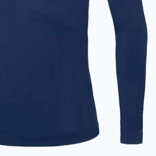 Лонгслів для бігу чоловічий Mizuno Uni Core navy/ white