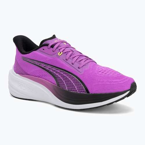 Бігові кросівки PUMA Darter Pro чисто пурпурні / пума чорно-жовті з попередженням