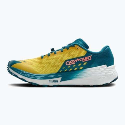 Кросівки для бігу чоловічі Brooks Catamount 4 quince/ celestial/neo ember