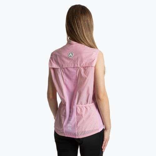 Жилет велосипедний жіночий ATTABO Cahayo Vest Windproof рожевий