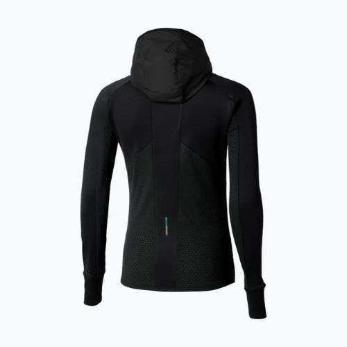 Куртка для бігу жіноча Mizuno Active Warm Hybrid Full Zip Hooded black