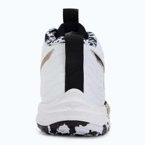 Кросівки волейбольні Mizuno Wave Momentum Elite Mid white/black/ge gold
