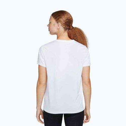 Футболка для тренувань жіноча Nike Dri-Fit white/black