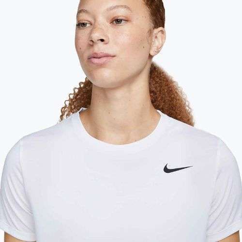 Футболка для тренувань жіноча Nike Dri-Fit white/black