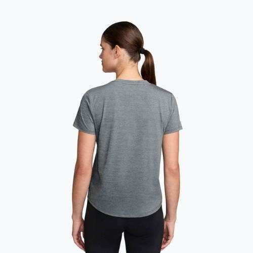 Футболка жіноча Nike One Classic Dri-Fit smoke grey/heather/white