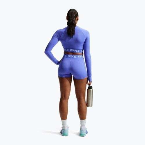 Шорти жіночі Nike Pro Mid-Rise Biker 3" sapphire/white