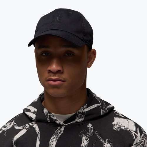 Кепка Jordan Club Unstructured Curved-Bill black/black