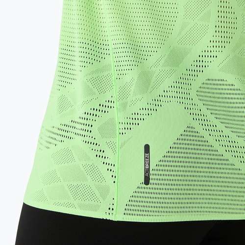 Жіноча бігова футболка ASICS Metarun SS Top illuminate green