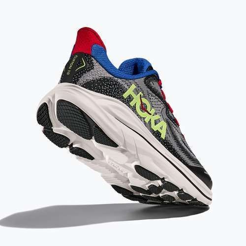 Кросівки для бігу дитячі HOKA Clifton 10 foggy grey/black
