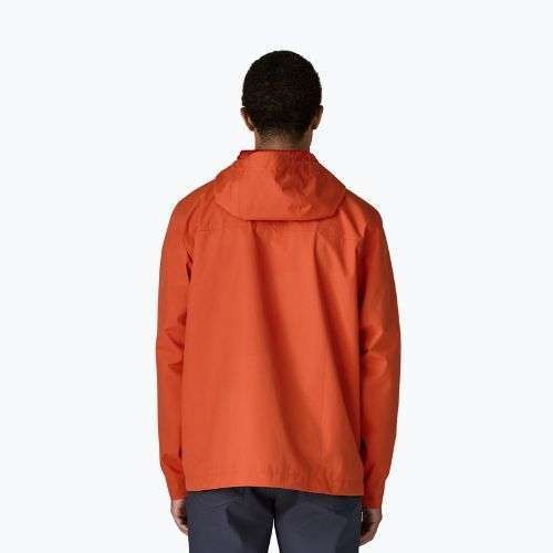Куртка дощовик чоловіча Patagonia Outdoor Everyday Rain coal orange
