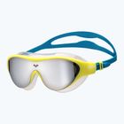 Окуляри для плавання дитячі arena The One Mirror Jr silver/soft green/blue cosmo