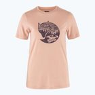 Футболка трекінгова жіноча Fjällräven Abisko Wool Fox chalk rose/ port