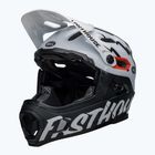 Шолом велосипедний Bell FF Super DH MIPS Spherical fasthouse matte gloss black/white