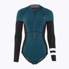 Жіночий гідрокостюм Hurley Advant Texture 2/2 мм Springsuit чорний/блакитний