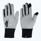 Рукавички для бігу жіночі Nike Club Fleece grey heather/black/black