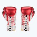 Шкіряні боксерські рукавички Everlast Fight червоні 3