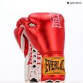 Шкіряні боксерські рукавички Everlast Fight червоні 9