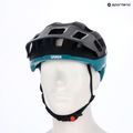 Шолом велосипедний UVEX React black/teal matt 10