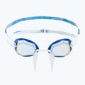 Окуляри для плавання Zoggs Diamond Titanium сині/білі/дзеркальне золото 2