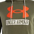 Кофта з капюшоном чоловіча Under Armour Rival Terry Logo зелена 1370390 3