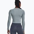 Лонгслів тренувальний жіночий Under Armour Rush Seamless сірий 1373930 2