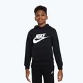 Дитяча флісова толстовка Nike Club чорний/білий 5