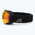 Окуляри гірськолижні Alpina Falera Mag Q-Lite black matt/red/pink 5