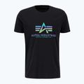 Футболка чоловіча Alpha Industries Basic Rainbow Reflective black 4