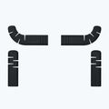 Підкладки під обмотку Ergon Orthocell Top Pads black 2