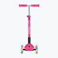 Самокат триколісний дитячий Globber Primo Foldable Lights fuchsia 4