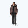 Куртка зимова жіноча Pitbull Amalia Padded Hooded dark chocolate 2