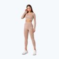 Лонгслів для тренувань жіночий Carpatree Yasmine Seamless beige stone wash 2