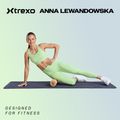 М'яч для масажу XTREXO TRX-MSB008 8 см чорний/блакитний 2