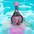 Повнолицева маска для снорклінгу AQUASTIC SMA-01SC червона 5