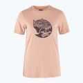 Футболка трекінгова жіноча Fjällräven Abisko Wool Fox chalk rose/ port