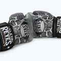 Боксерські рукавички Cleto Reyes Velcro Sparring сріблясто-чорні на липучках 7