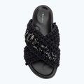 Шльопанці жіночі INUIKII Woven Stones black 5